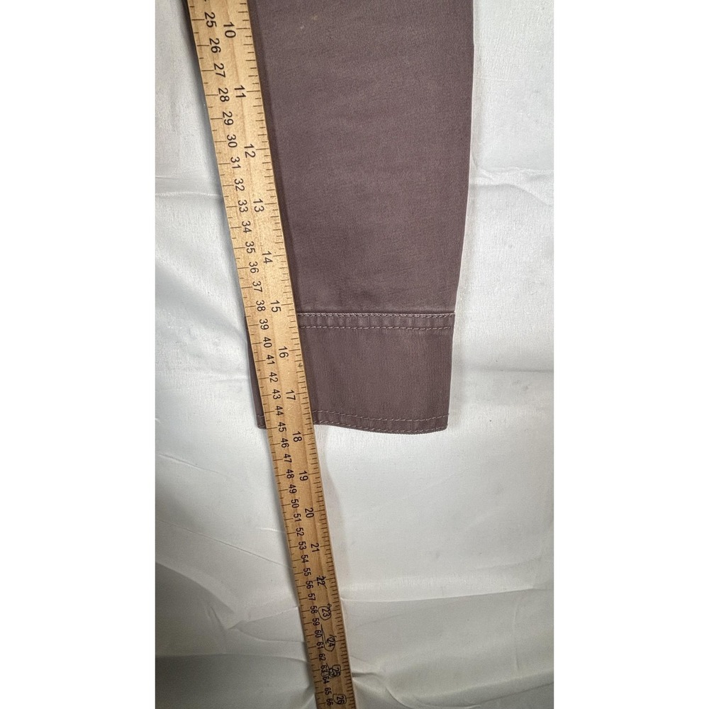 LOFT‎ Jacket Womens 2 Purple Cotton Twill Military Utility Short Zip Pockets - Picture 14 of 14